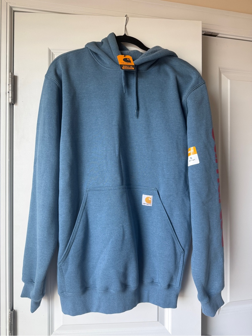 Carhartt Men’s Blue Hooded Pocket Sweatshirt